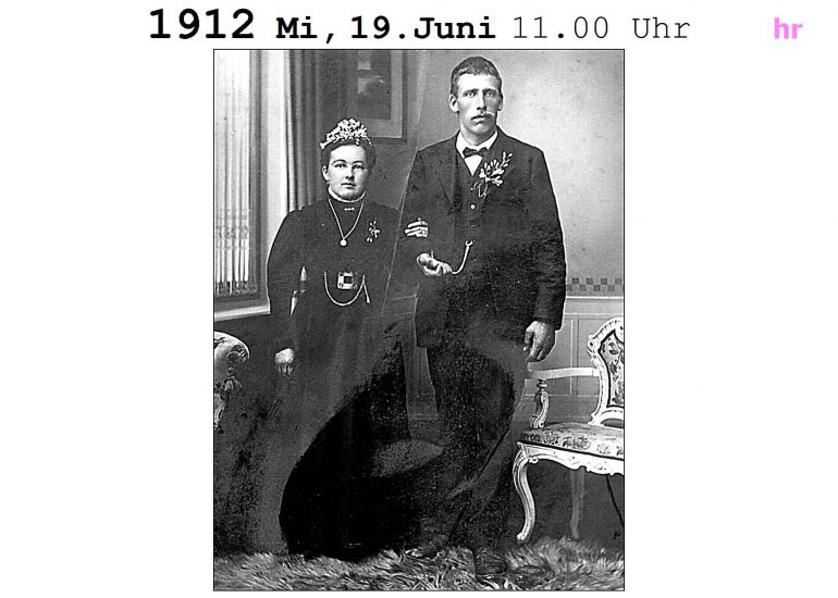 Pfäfers SG:  Heirat Felix und Gertrud Maria Gartmann-Egger copyright by SINUS and David