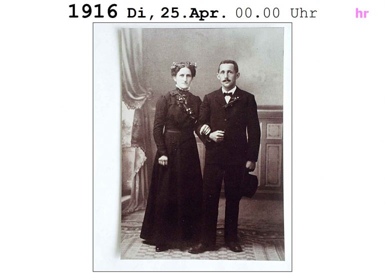 Schänis SG:  Heirat Adolf Beda und Hedwig Hässig-Fäh copyright by SINUS and David