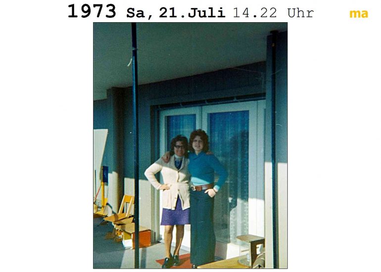 Ursula und Mama auf der Terrasse copyright by SINUS