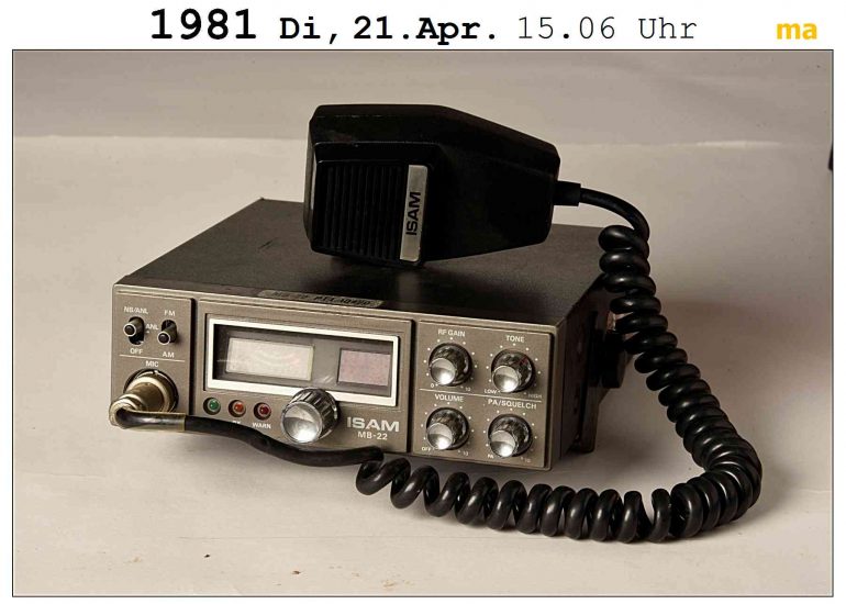 Altes Isam-Funkgerät copyright by SINUS